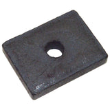 Rectangular Magnet with Center Hole - 1" x 3/4" x 1/8"