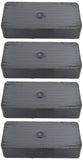 4 Pack Rare Earth Magnets, Grade 5, 1.875" x 0.875" x 0.375"