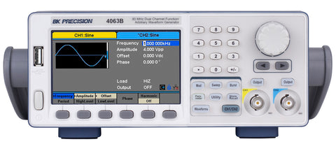 BK Precision 4063B 80 MHz Dual Channel Function/Arbitrary Waveform Generator