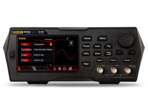 Rigol DG952 - Two Channel, 50 MHz Function / Arbitrary Waveform Generator