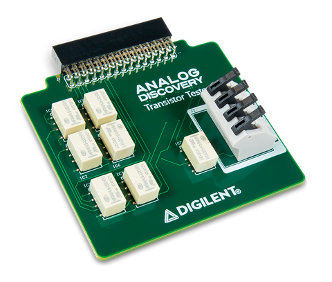 Digilent Transistor Tester for Analog Discovery: Enables Characteristic Curve Tracing for Diodes and Transistors