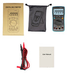 19999 Counts Digital Multimeter - NCV, Frequency, 200M Resistance, Auto Power off, AC/DC Voltage, Ammeter, Current Ohm