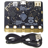 BBC Micro:bit V2 Board and 3 Foot MicroUSB Cable for Coding and Programming