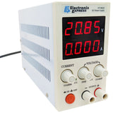 Variable DC Power Supply 0-18V, 0-2A with LED Displays