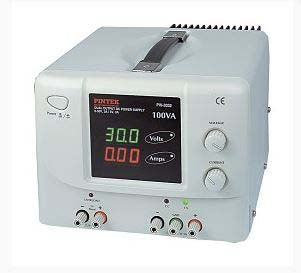 DC Power Supply, Two Outputs, 0-30V, 0-3A/5V Fixed @3A