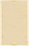 Prototyping Breadboard with Rows of Interconnected Holes, 6.3 x 3.9 Inches, 2135 Holes (Model PB-16)