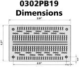 Prototyping Solderable Breadboard - 2.9" x 1.7" (Model PB-19) - OBSOLETE