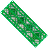 Solderable PC Protoboard, 830 Tie Points, 6.6" x 2.3"