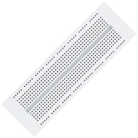 Global Specialties EXP-300E Solderless Breadboard, 550 Tie-Point, 6-1/2" Length x 1-3/4" Width Strip