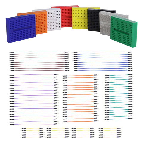 GS-170K1: Mini Breadboard Kit, 108 Pcs