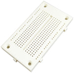 Premium Solderless Breadboard with 270 Tie-Points, White ABS Plastic with Mounting Holes (3.3" × 1.8")