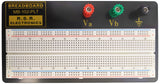 Premium Solderless Breadboard with Metal Backplate, 3 Binding Posts, 830 Tie Points