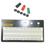 Premium Solderless Breadboard with Metal Backplate, 3 Binding Posts, 830 Tie Points