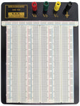 Premium Solderless Breadboard with Aluminum Backplate (2,390 Contact Points, 4 Binding Posts), 9.4" x 7.7"