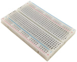 Premium Solderless Breadboard, 400 Tie-Points, 2 Distribution Strips, 3.3 x 2.1 x 0.3 Inches