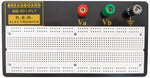 RSR Premium Breadboard with Metal Plate, 840 tie points, 3 binding posts, phosphor bronze contacts