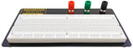 RSR Premium Breadboard with Metal Plate, 840 tie points, 3 binding posts, phosphor bronze contacts