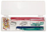 Premium Solderless Clear Breadboard (810 Tie Points) 6.5" x 2.1" with 70 Piece Jumper Wire Kit