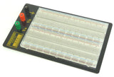 Premium Solderless Clear Breadboard with 1,660 Tie Points and 3 Binding Posts, 8.7" x 5.9"