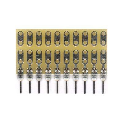 Uni-Sip Boards 1000 SERIES  10 -SIP Pins