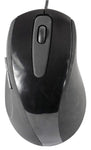 5 Button Scrolling USB Wired Optical Mouse, 1000 DPI - Black