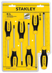 Stanley 6-Piece Screwdriver Set, Includes Phillips and Slotted Tip Types (STHT60025)