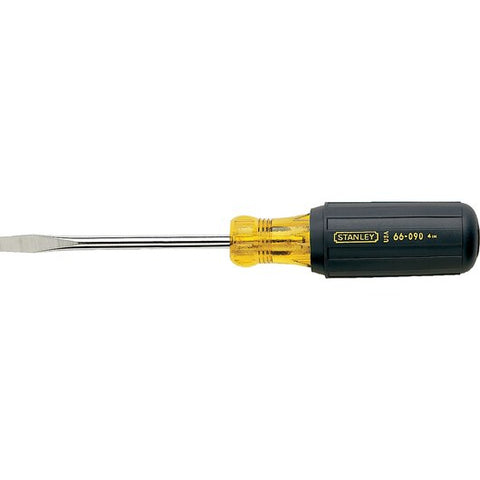 Stanley 1/4 in x 4 in Vinyl Grip Standard Blade Standard Tip Screwdriver