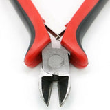 Mini Diagonal Cutter with Return Spring and Rubber Grip Handle