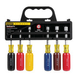 Stanley 6 pc Nut Driver Set (3/16", 1/4", 5/16", 3/8", 7/16", 1/2")