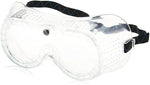 Clear ANSI Z87+ Safety Goggles with Adjustable Strap, CE EN166