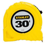 Stanley Tape Measure 30 ft. 1in wide blade