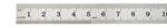 6” Mini Double-Sided Ruler, SAE and Metric, 1/64" and 1mm Increments