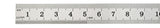 6” Mini Double-Sided Ruler, SAE and Metric, 1/64" and 1mm Increments