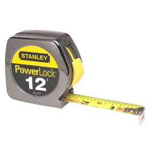 Stanley Tape Measure 12" 3/2" Metal Case