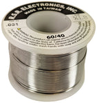 60/40 Rosin Core Solder, 0.031" Diameter, 1/2 Pound Spool