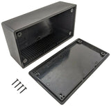 ABS Plastic Electronic Project Box with 4 Screws and Lid, 4.9" x 2.5" x 1.5"