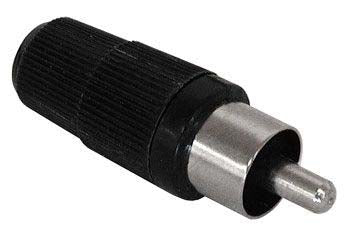 RCA Plug Plastic Handle Color Black