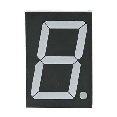 7 Segment Display C.C. Green Char. Ht. 0.5 In.