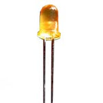 Transparent LEDs - Orange - 3mm