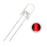 Transparent LEDs - Red - 5mm