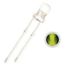 Transparent LEDs - Yellow - 5mm