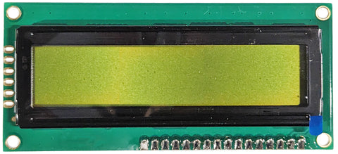 16 x 2 Dot Matrix LCD Module with Header Pins, Includes Driver & Controller, Measures 80 x 36 x 9.5mm