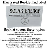 Educational Solar Energy Science Project Kit with Solar Panel, Motor, Guidebook