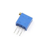 Potentiometer Multiturn Side Adjust - 100K Ohm (Square)