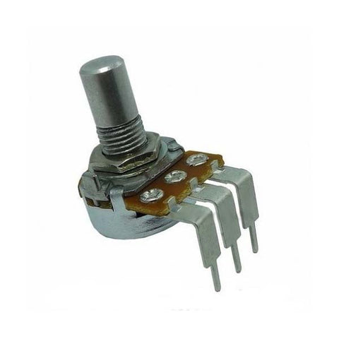 Potentiometer Panel/PC Mount 1/4W 2K Serrated Shaft