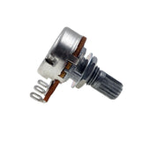 10K, 1/8W Panel Mount Rotary Potentiometer , 16mm 3-Pin Metal Shaft