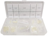 Nylon Hardware Assortment Kit - Includes Machine Screws, Flat Washers, and Nuts