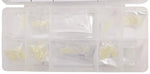 Nylon Hardware Assortment Kit - Includes Machine Screws, Flat Washers, and Nuts