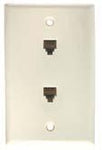 Modular Wall Plates Dual 8 contact