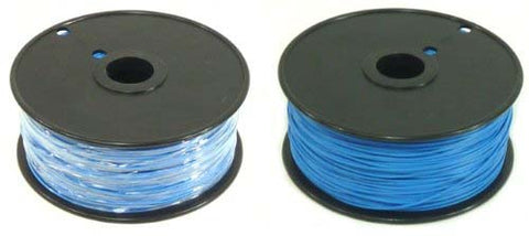 24 Gauge Solid Wire (Blue, 25 Feet)